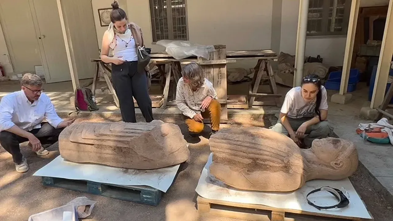 Manisa Sardes'te Tarihi Keşif: 2 Bin 500 Yıllık Heykel Bulundu